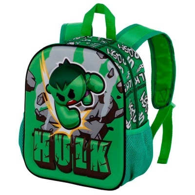Mochila 3D Pré-Escolar Hulk Greenmass Marvel 31 cm