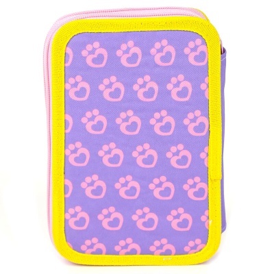 Estojo com material A Casa de Bonecas da Gabby duplo