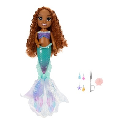 Boneca Ariel A Pequena Sereia Disney 38cm com som