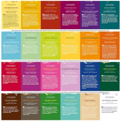 Calendário de advento chá orgânico 24 saquinhos de chá