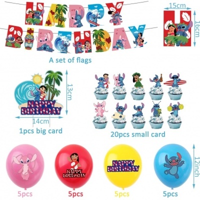 Kit aniversário Stitch Disney