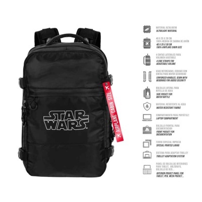 Mochila de viagem Logo Star Wars 40cm