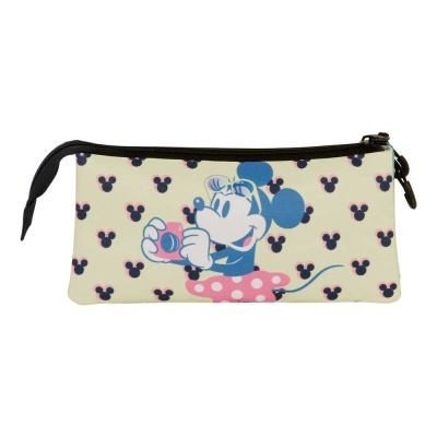 Porta-lápis Cheese Minnie Disney triplo