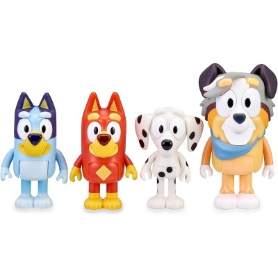 Conjunto figuras Bluey e Bingo - School Pack