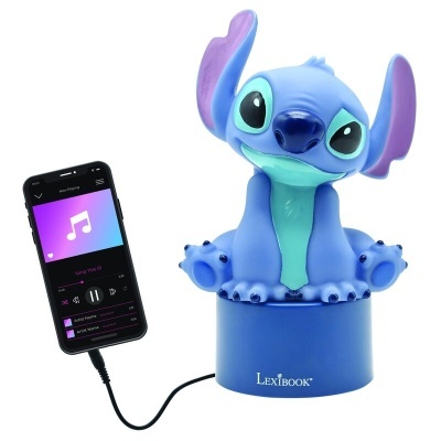 Coluna com luz noturna Stitch Disney