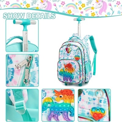 Conjunto Escolar Trolley Unicorn Popit