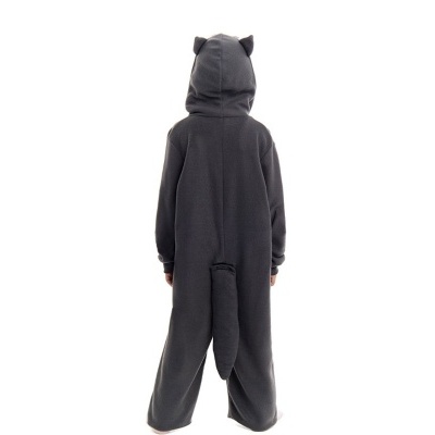 Fato de lobo cinzento para criança