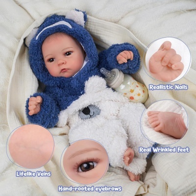 Boneco Reborn 43 cm
