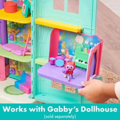 Sala de Música de DJ Capucha - Casa de Bonecas da Gabby