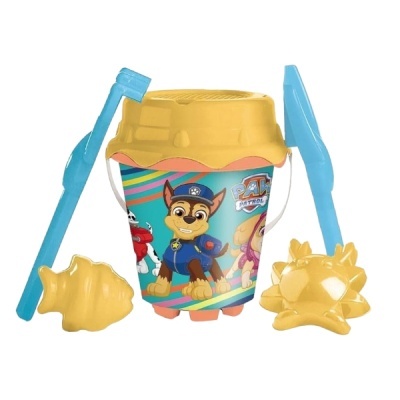 Balde de Praia da Patrulha Pata com acessórios