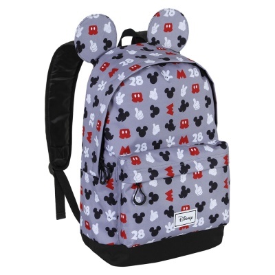 Mochila Escolar Grey Mickey Disney 41cm