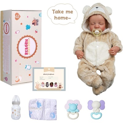 Boneco Reborn Richard corpo vinil 43 cm