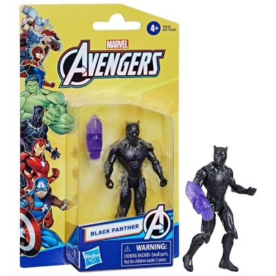 Figura Black Panther Vingadores Avengers Marvel 10cm
