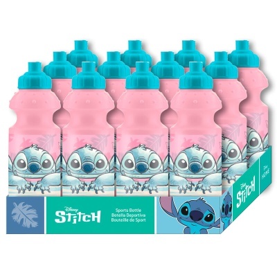 Garrafa sport Stitch Disney 350ml plástico