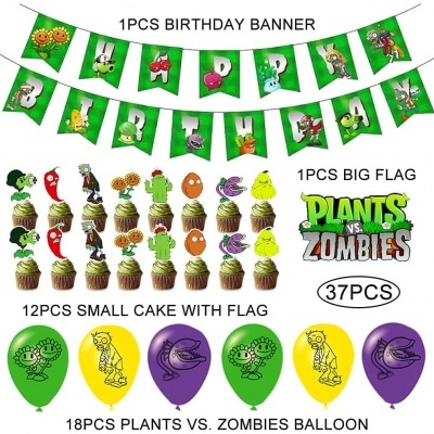 Kit aniversário Plants vs Zombies