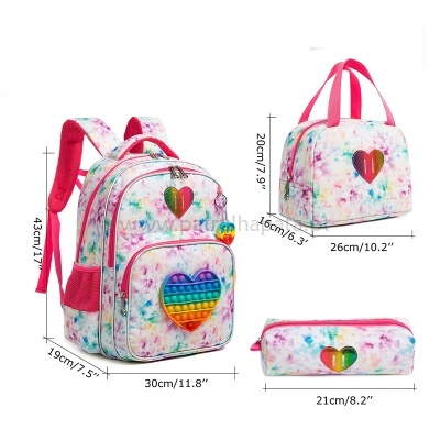Conjunto Escolar Heart Popit
