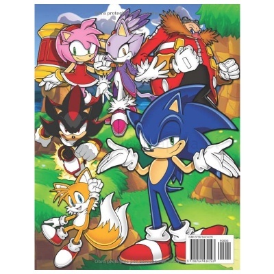 Livro de pintar Sonic