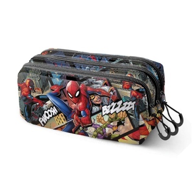 Porta-lápis Panels Spiderman Marvel triplo