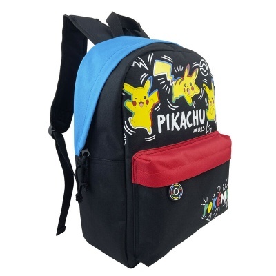 Mochila Escolar Pikachu Pokemon 40cm adaptável