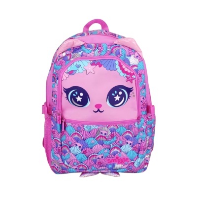 Conjunto Escolar Coruja Sereia - Mochila + lancheira térmica + garrafa + porta-lápis