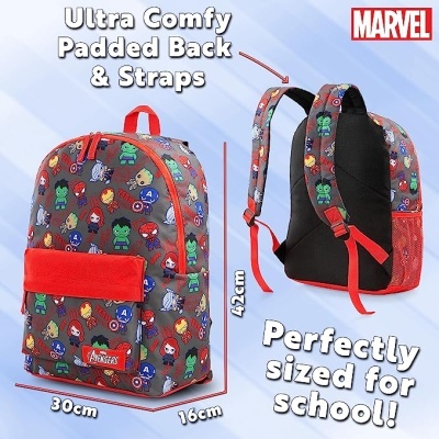 Mochila Escolar Avengers figures 42 cm