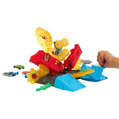 Torre em Chamas Monster Trucks Hot Wheels