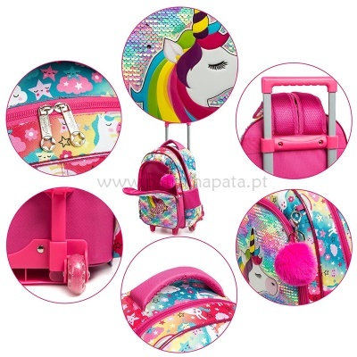 Pack Trolley Escolar Unicorn Magic