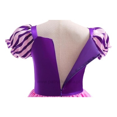 Disfarce Princesa Rapunzel + trança cabelo