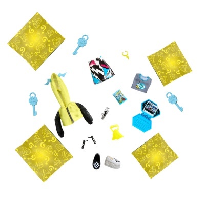 Boneca Frankie Stein Skullmate Secrets Neon Frights Monster High 25cm