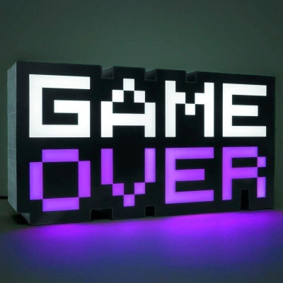 Luz / Candeeiro / Luz Presença 8-BIT Game Over