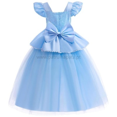 Disfarce Princesa Cinderela com acessórios