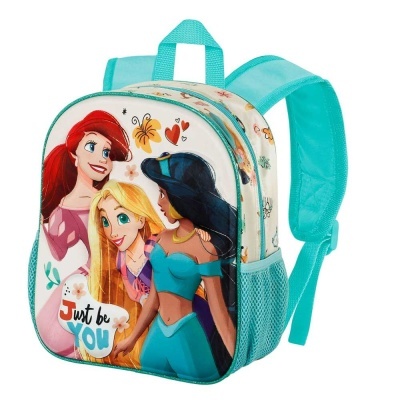 Mochila 3D Pré-Escolar Just be You Princesas Disney 31 cm