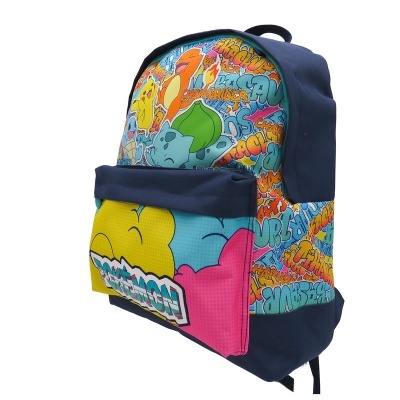 Mochila Escolar Urban Colors Pokemon adaptável 40cm