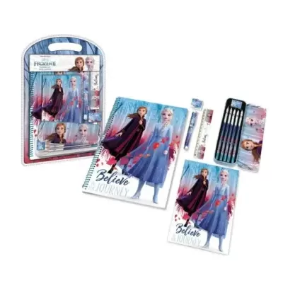 Set Papelaria Escolar Frozen