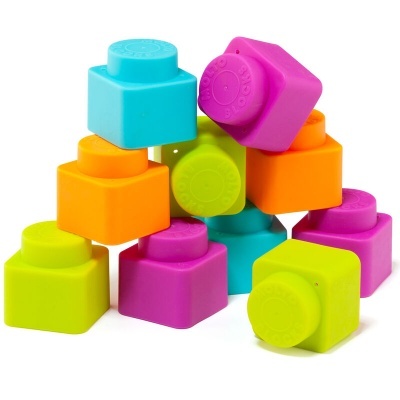 Saco de blocos macios de construção 24 peças