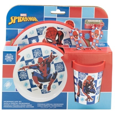Conjunto de Refeição 5 peças Spiderman