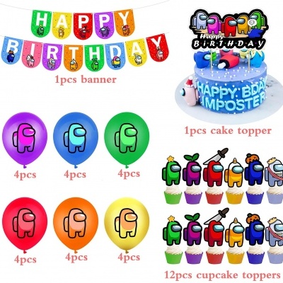 Kit aniversário Among Us