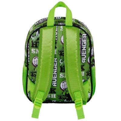 Mochila 3D Pré-Escolar Superhuman Hulk Marvel 31cm