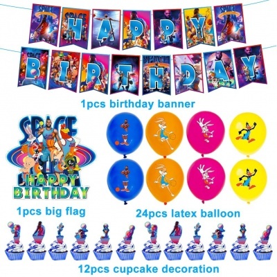 Kit aniversário Space Jam - Looney Tunes