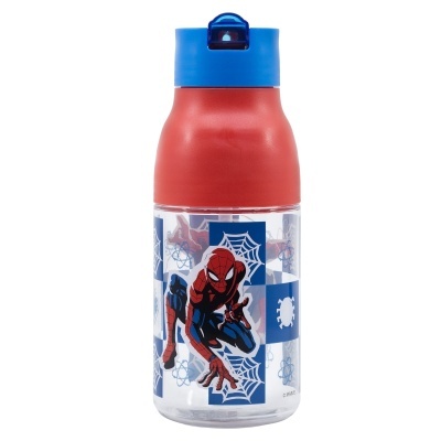 Garrafa Ecozen Sipper Premium 420 ML Spiderman Arachnid Grid