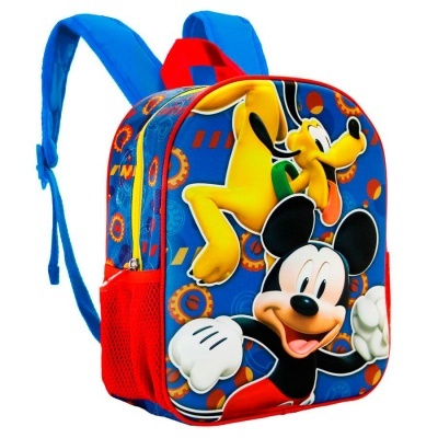 Mochila 3D Happy Friends Mickey Disney 31cm
