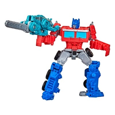Figura Optimus Prime & Chainclaw Beast Alliance Weaponizer Transformers 13cm