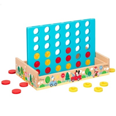 Jogo quadro em linha madeira Disney