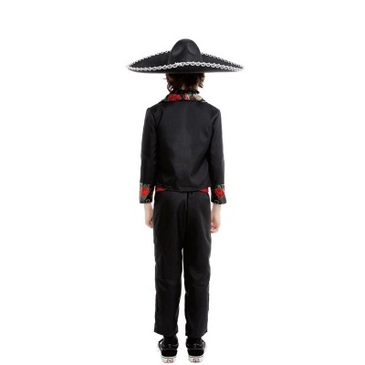 Fato de Dia dos Mortos de Señor Catrin para criança