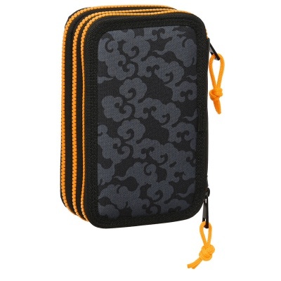 Estojo com material Naruto triplo