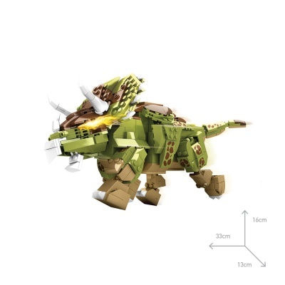 GIROS ENCAIXES 6+ DINO TRICERATOPS