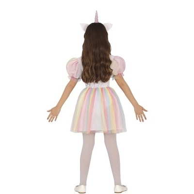 Fato de unicórnio arco-íris para menina