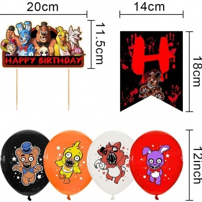 Kit aniversário Five Nights at Freddy's