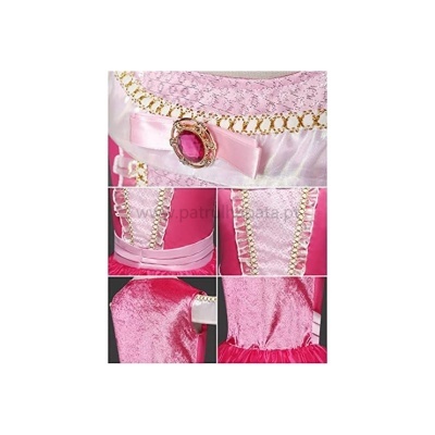 Fato Princesa Aurora com acessórios