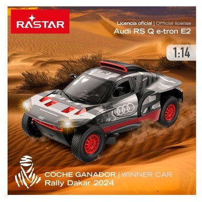 Carro telecomandado Oficial Vencedor Dakar '24 Audi Rs Q E-Tron E2 Carlos Sainz